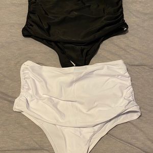 High waisted bikini bottoms never worn